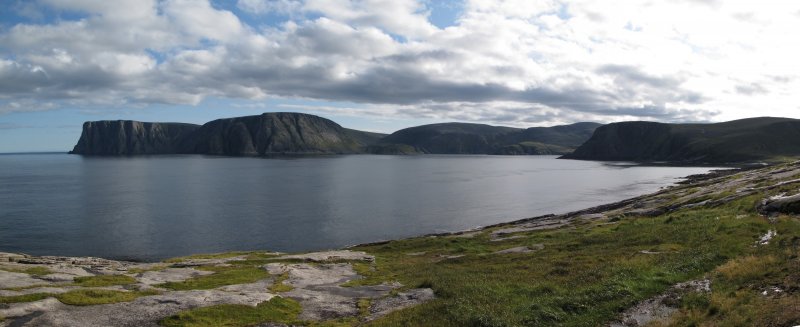 Nordkapp z výbežku Knivskjelodden