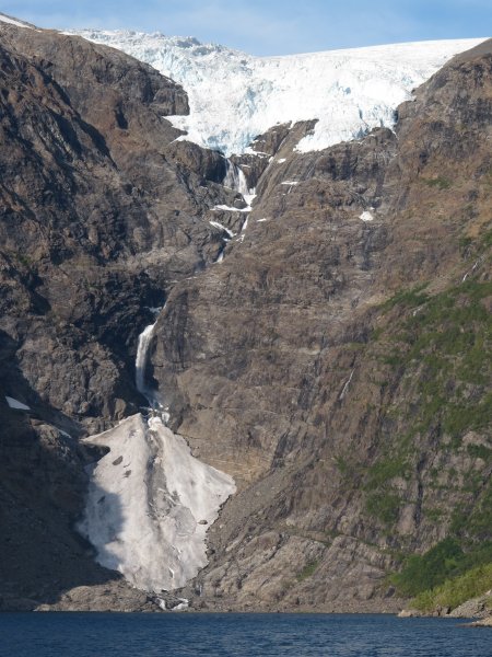 Ústie ľadovca Øksfjordjøkelen