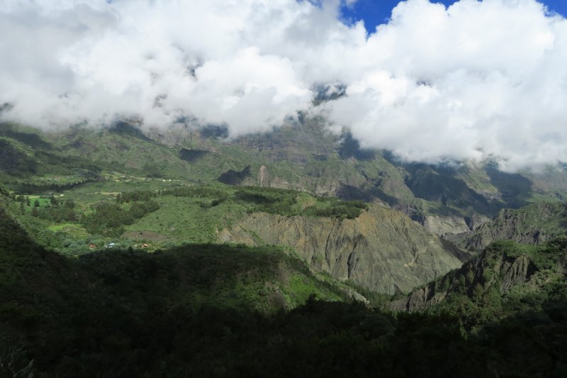 Kaňon rieky Rivére des Galets