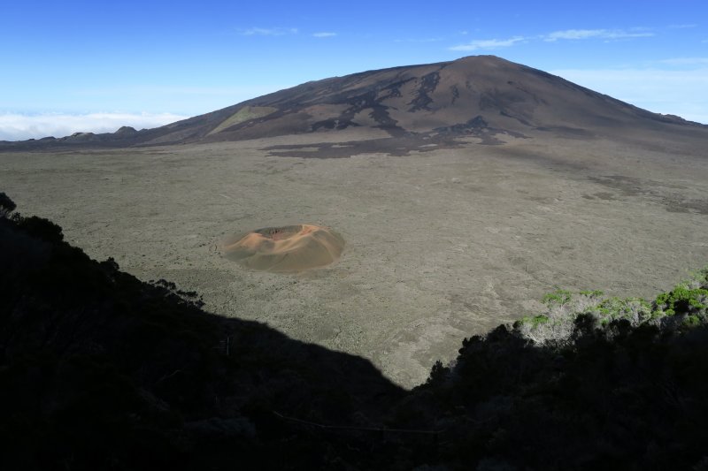 Sopka Piton de La Fournaise